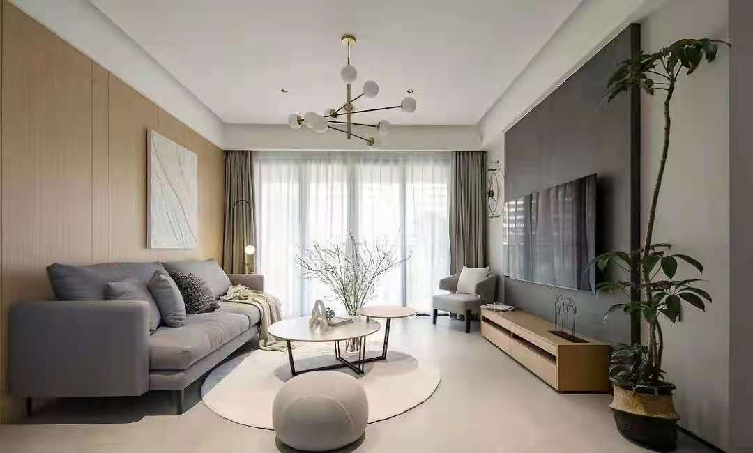 自然舒適的木飾面, 溫柔色調(diào)的軟裝，讓整個空間更具治愈感和親和力，加上生活的煙火氣，安靜而溫馨，平淡而簡單。 (9).jpg