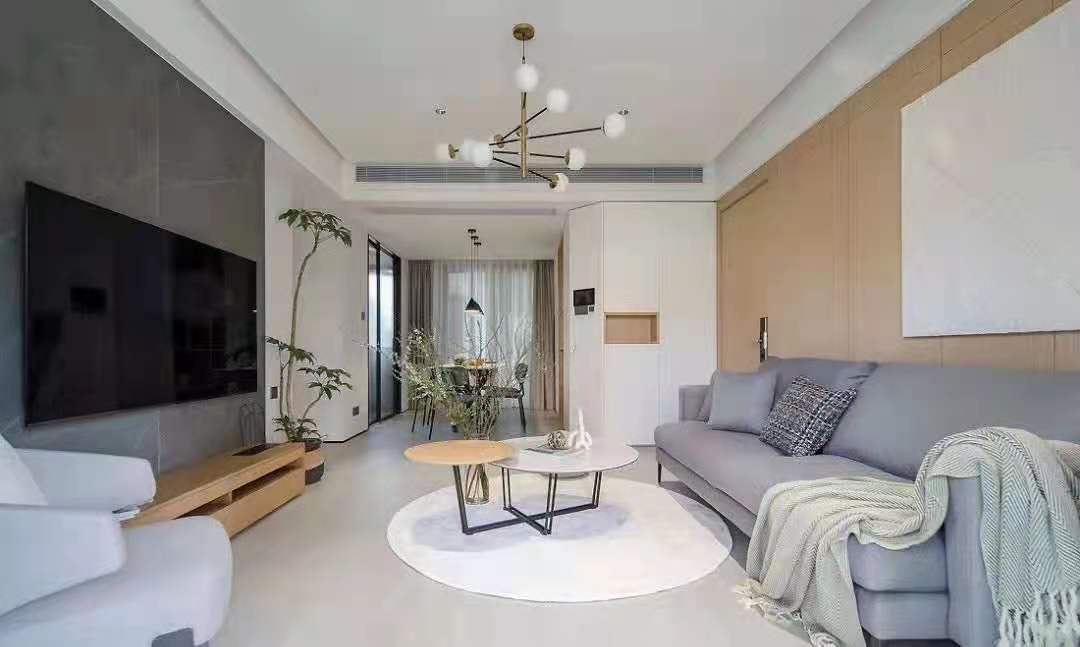 自然舒適的木飾面, 溫柔色調(diào)的軟裝，讓整個空間更具治愈感和親和力，加上生活的煙火氣，安靜而溫馨，平淡而簡單。 (7).jpg