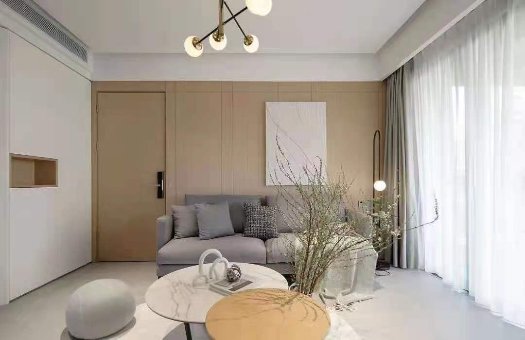 自然舒適的木飾面, 溫柔色調(diào)的軟裝，讓整個空間更具治愈感和親和力，加上生活的煙火氣，安靜而溫馨，平淡而簡單。 (6).jpg