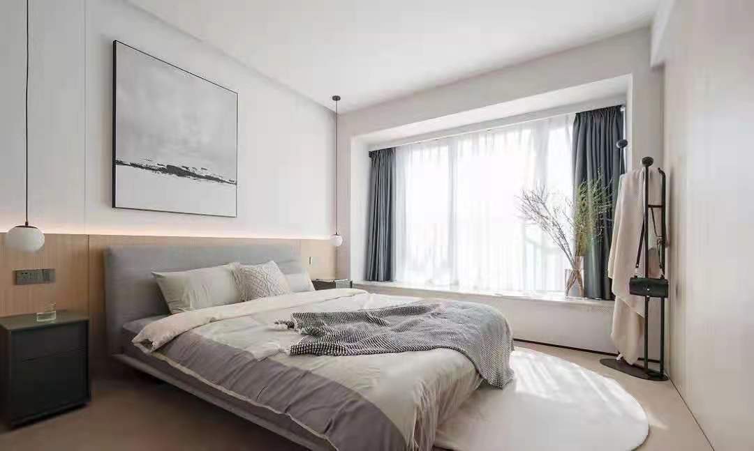 自然舒適的木飾面, 溫柔色調(diào)的軟裝，讓整個空間更具治愈感和親和力，加上生活的煙火氣，安靜而溫馨，平淡而簡單。 (5).jpg